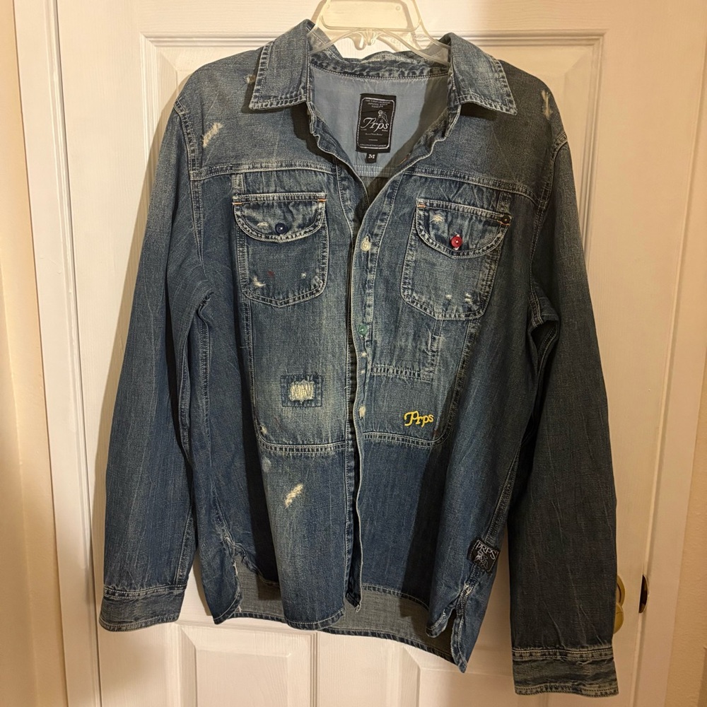 PRPS Men’s legato x jimi hendrix denim shirt